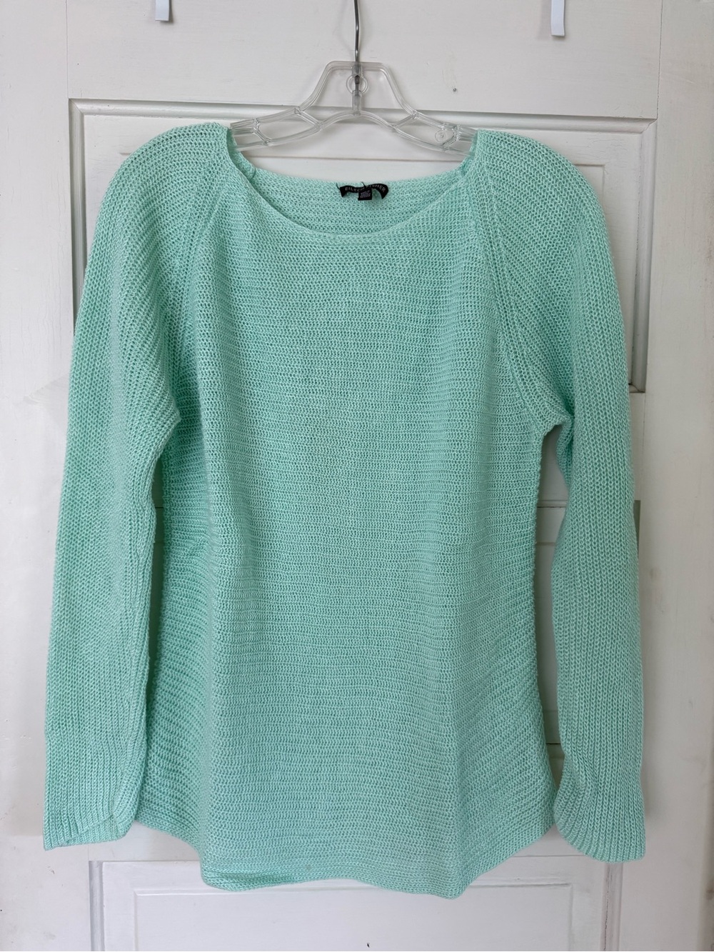 Eileen Fisher organic linen Mint Green Knit Sweater